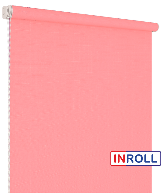 Ролета тканевая INROLL Есо-Mini 42,5х165 см Len Розовый 1870 - Фото 3 Ролета тканевая INROLL Есо-Mini 42,5х165 см Len Розовый 1870 - изображение 3
