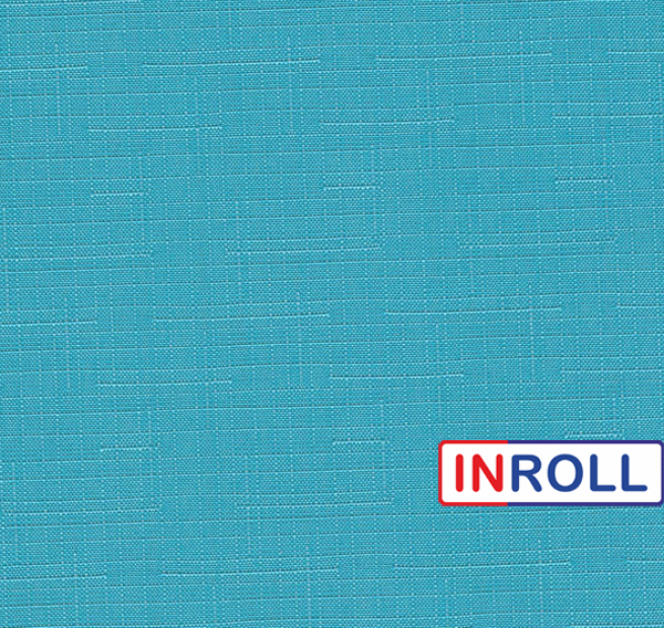 Ролета тканевая INROLL Есо-Mini Plus 105х165 см Len Голубая лагуна 7430 - изображение 5