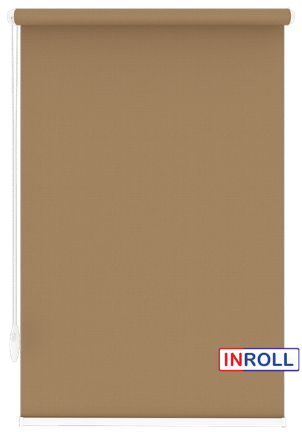 Ролета тканевая INROLL Есо-Mini Plus 32,5х165 см Len Маккофе 7439 - изображение 3