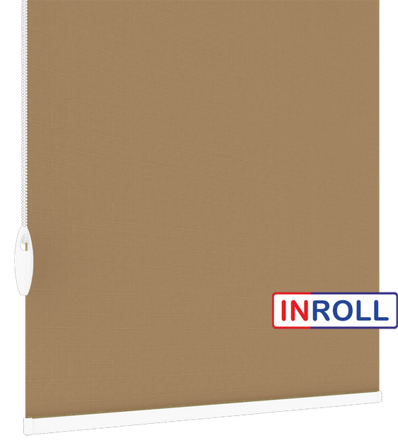 Ролета тканевая INROLL Есо-Mini Plus 32,5х165 см Len Маккофе 7439 - изображение 4