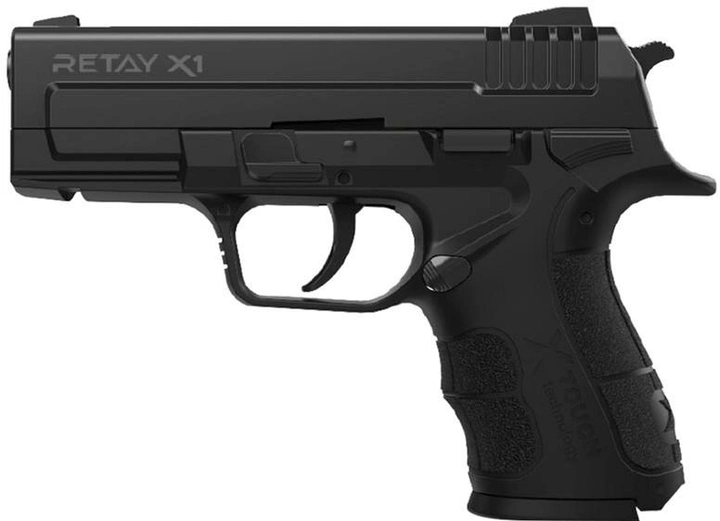Пистолет стартовый Retay X1 9 мм Черный + Холостые патроны STS пистолетные 9 мм 50 шт (70747700_19547199) - изображение 2