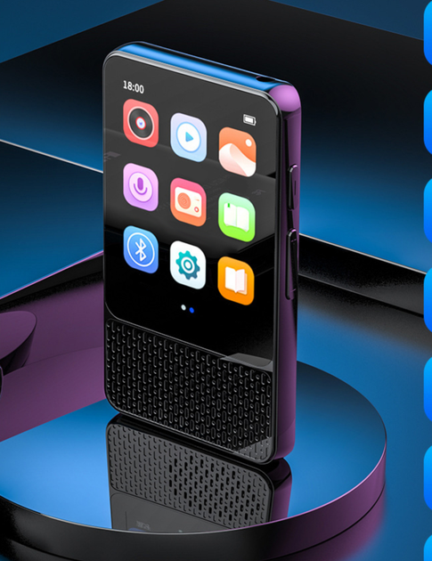 MP3 Плеєр Ruizu M18 Max 2,4" Bluetooth 5.0 HI FI 16Gb із зовнішнім динаміком - зображення 7