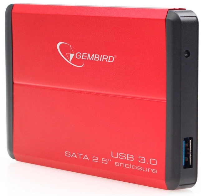Зовнішня кишеня Gembird для HDD 2.5" USB 3.0 (EE2-U3S-2-R) - зображення 2