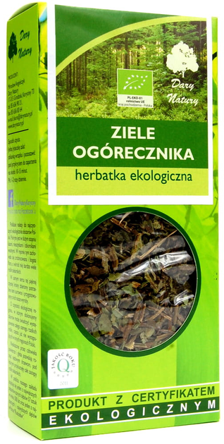 Ziele Ogórka Dary Natury Ogorecznik Ziele 50 g (DN3454) - obraz 1