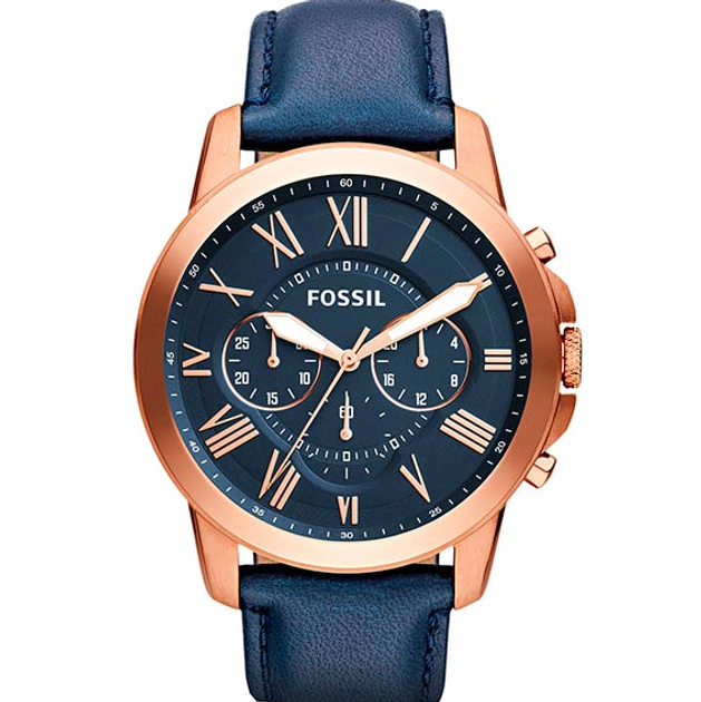 Мужские наручные часы Fossil FS4835IE / Синий циферблат – фото, отзывы ...