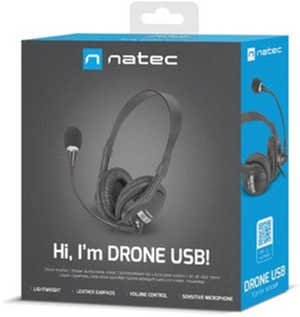 Навушники Natec Drone Black (NSL-1692) - зображення 5