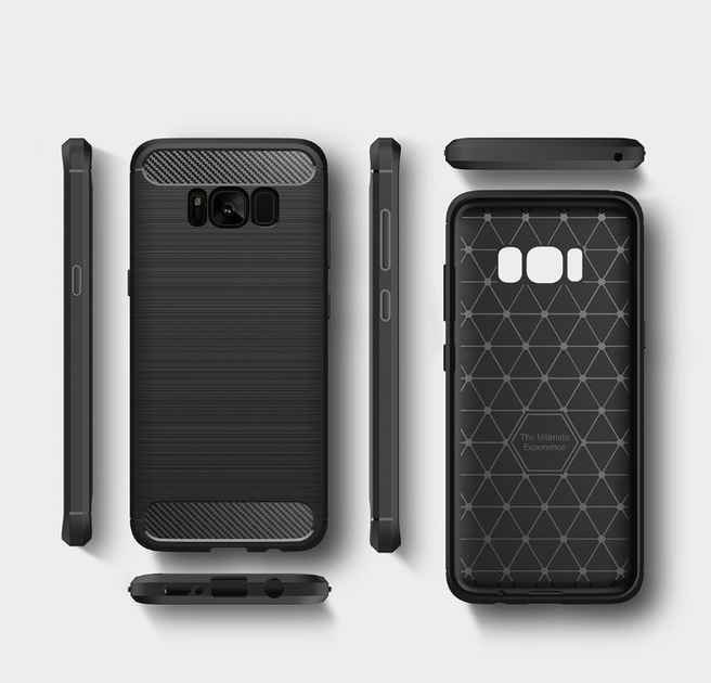 Защитный чехол-накладка Samsung Galaxy S8 Plus/SM-G955 Черный - Фото 2 Защитный чехол-накладка Samsung Galaxy S8 Plus/SM-G955 Черный - изображение 2