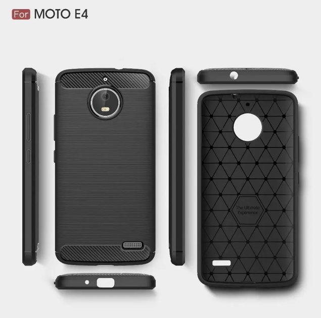 Защитный чехол-бампер для Motorola Moto E4 (XT1763)Черный - Фото 2 Защитный чехол-бампер для Motorola Moto E4 (XT1763)Черный - изображение 2
