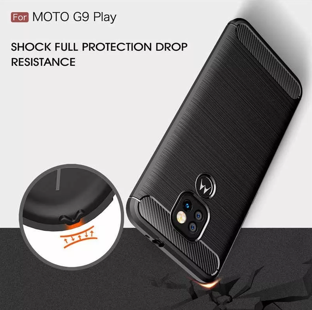 Защитный чехол-бампер для Motorola Moto G9 Play/G9/E7 Plus - изображение 3