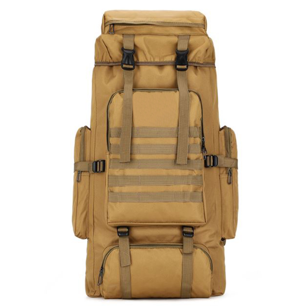 Армійський тактичний рейдовий військовий рюкзак HardTime 70л койот - зображення 1