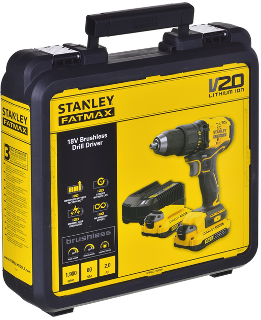 Дриль Stanley SFMCD710D2K-QW - зображення 9