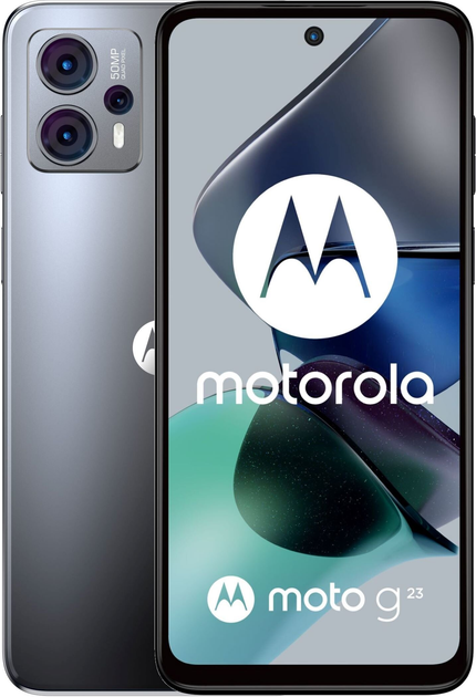 Smartfon Motorola Moto G23 8/128GB Matte Charcoal (PAX20003PL) - obraz 1