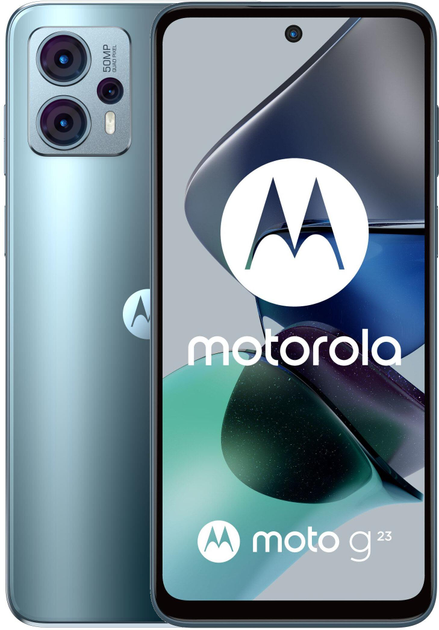 Мобільний телефон Motorola Moto G23 8/128GB Steel Blue (PAX20031PL) - зображення 1
