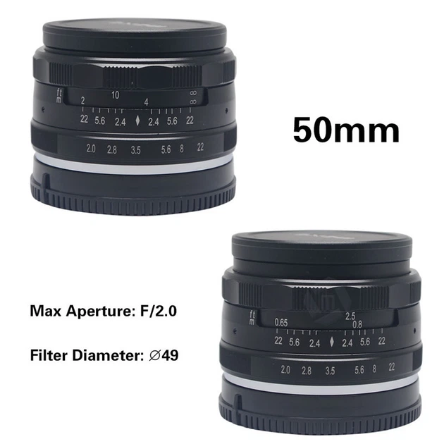 Объектив MEIKE 50 mm F/2 MC для Sony E-mount (2559) - зображення 4