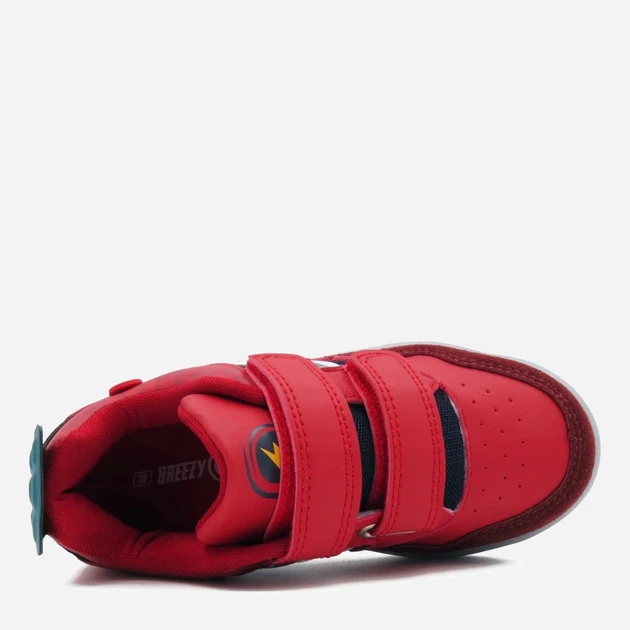 Sneakersy dziecięce dla dziewczynki na rzepy Breezy 2196091 31 Czerwone (7000002540743) - obraz 3