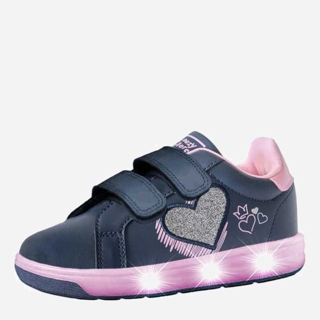 Sneakersy dziecięce dla dziewczynki na rzepy Breezy 2196111 27 Fioletowe (7000002541030) - obraz 3