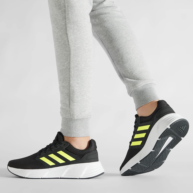 Buty do biegania męskie adidas Galaxy 6 GW4141 45.5 (10.5UK) 29 cm Czarne (4065426754223) - obraz 6