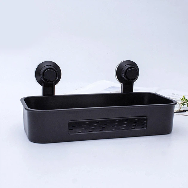 Полка в ванную на вакуумных присосках IwConcept RS-9 Black - изображение 2