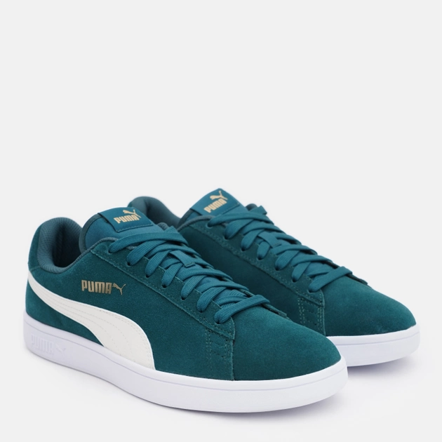 Чоловічі кеди низькі Puma Smash V2 36498967 41 (7.5UK) 26.5 см Зелені (4065449371186) - зображення 2