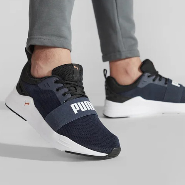 Buty na siłownię męskie Puma Wired 37301503 43 (9UK) 28 cm Granatowe (4062453077318) - obraz 5