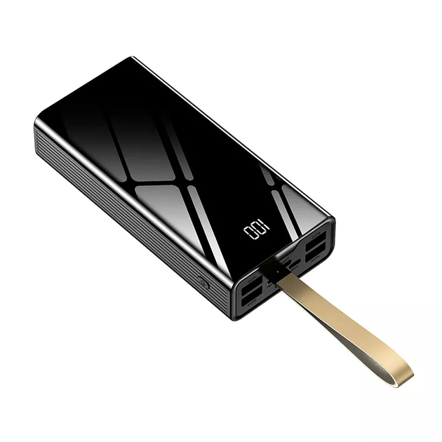 УМБ PowerMe MyCharge3 30000 mAh з вбудованими кабелями та LED ліхтарем - зображення 2