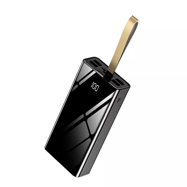 УМБ PowerMe MyCharge3 30000 mAh з вбудованими кабелями та LED ліхтарем - зображення 3