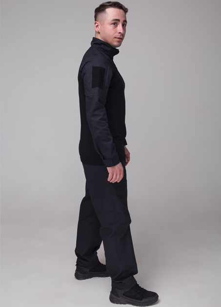 Комплект рубашка убакс и брюки GorLin 54 Черный (БР25/Т44) - изображение 2