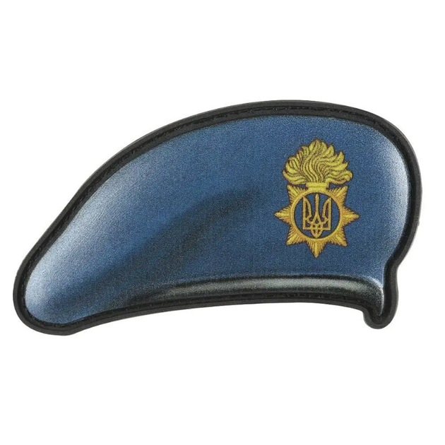 Шеврон на липучке Берет (Национальная Гвардия Украины) - изображение 1