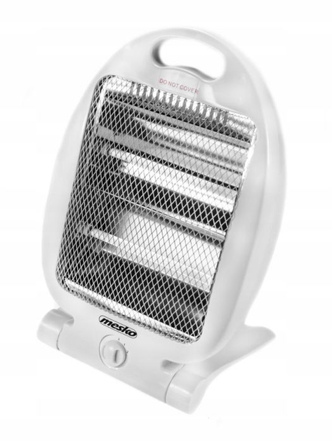 Кварцовий обігрівач Mesko 800W Белый - изображение 5