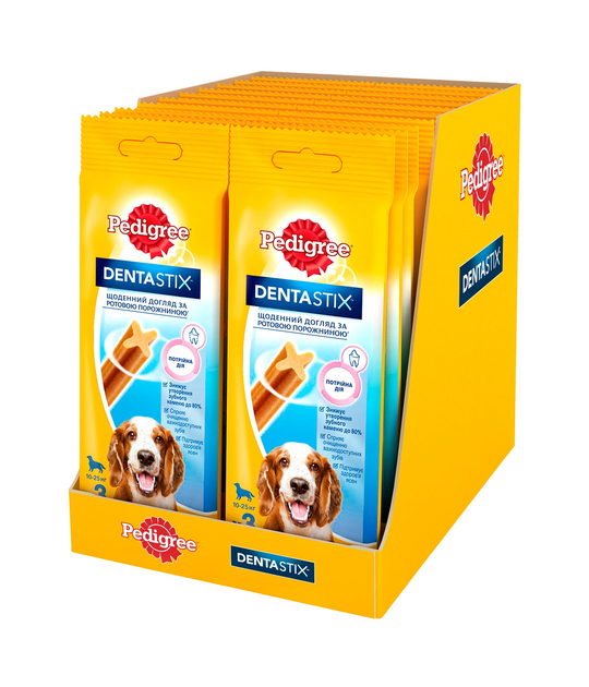 Лакомство PEDIGREE DENTA STIX для собак маленьких пород для зубов (110 гр)