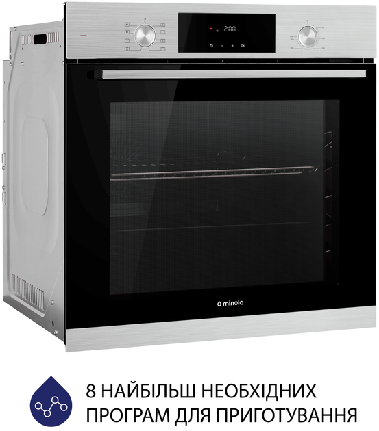Духова шафа електрична Minola EOD 6804 INOX - зображення 3