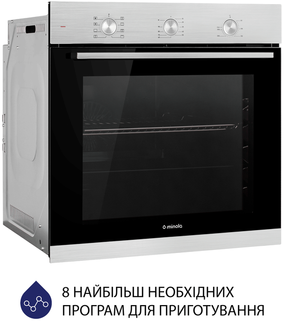 Духовой шкаф Minola EO 684 INOX - Фото 3 Духовой шкаф Minola EO 684 INOX - изображение 3