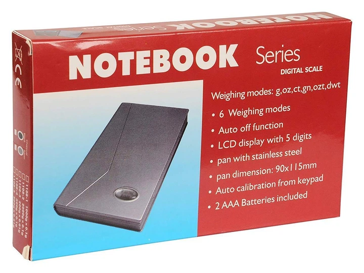 Электронные ювелирные весы Notebook Series Digital Scale 1108-4 0,1-500 гр - изображение 3