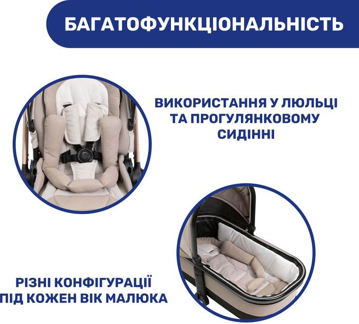 Коляска 2 в 1 Chicco Mysa Бежева (87026.50.01) - изображение 8