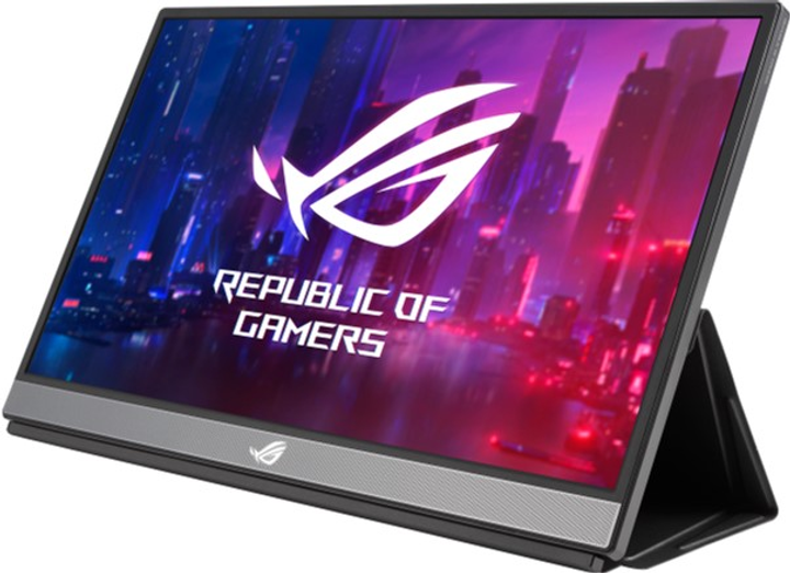 Монитор LCD 17.3" Asus Portable XG17AHPE MicroHDMI, 2xUSB Type-C, IPS, 1920x1080, 240Hz, MM, Built-in battery, camera, smart cas (90LM05G1-B02170) - изображение 4