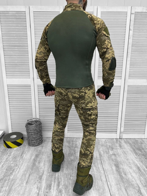 Тактичний військовий костюм Single Sword ( Убакс + Штани ), Камуфляж: Піксель ЗСУ, Розмір: XL - зображення 2
