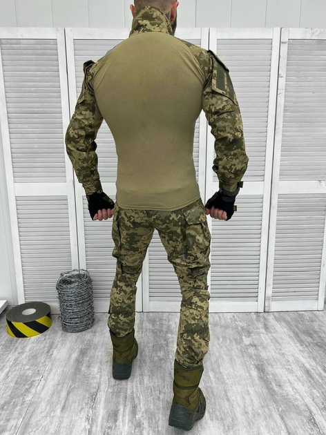 Тактичний військовий костюм Tactical ( Убакс + Штани ), Камуфляж: Піксель ЗСУ, Розмір: XXXL - зображення 2