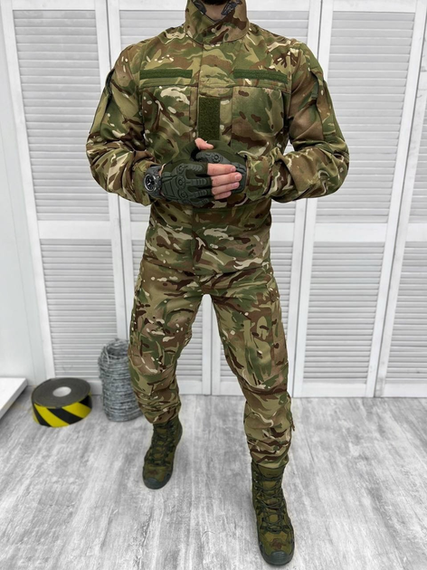 Тактический военный Уставной костюм ГОСТ ( Китель + Штаны ), Камуфляж: Мультикам, Размер: L - изображение 1