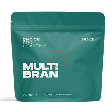 Коктейль Multi bran Choice Pro Healthy 300 г ( 30 порцій) - Фото 1 Коктейль Multi bran Choice Pro Healthy 300 г ( 30 порцій) - зображення 1