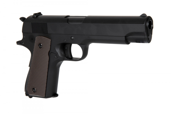 Страйкбольний пістолет Cyma Colt 1911 CM.123S Mosfet Edition AEP - изображение 2
