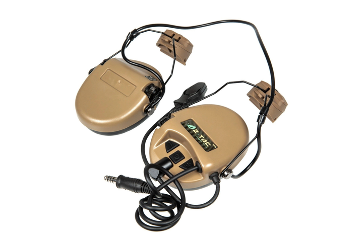 Навушники активні з комунікатором Z-Tactical Fast zSordin Headset Tan - изображение 1