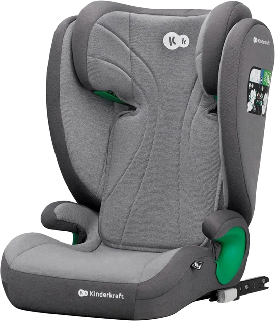 Автокресло Kinderkraft Junior Fix 2 i-Size Rocket Grey (KCJUFI20GRY0000) (5902533921577) - изображение 1