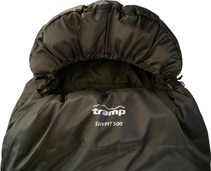 Спальний мішок Tramp Shypit 500XL ковдра з капюшоном правий olive 220/100 (UTRS-062L-R) - зображення 4