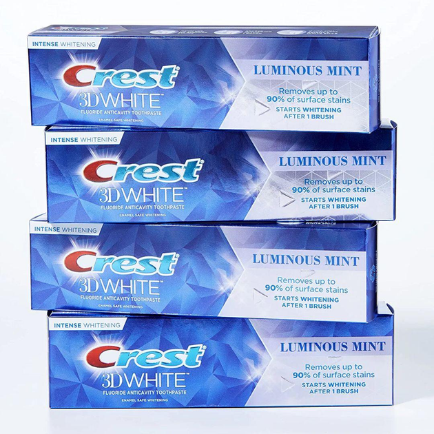 Отбеливающая зубная паста Crest 3D White Luminous Mint Teeth