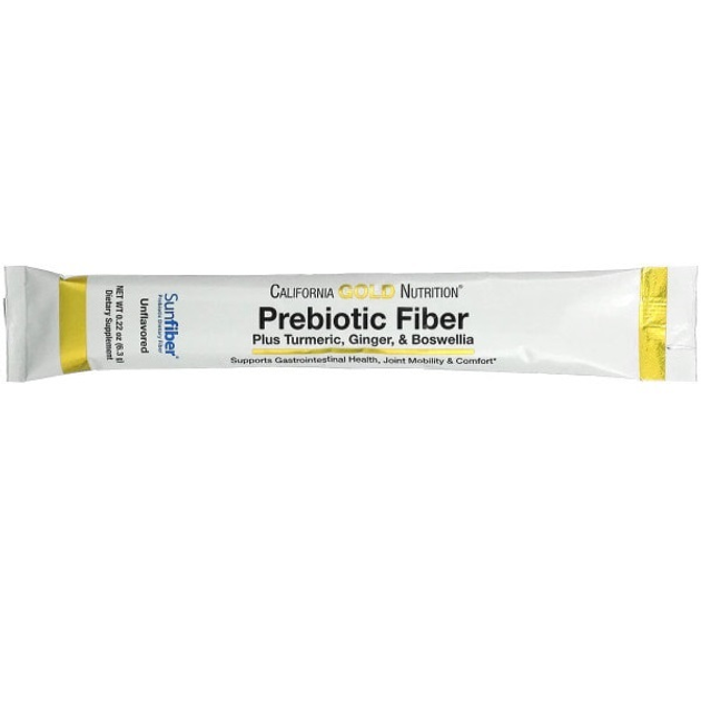 Пробиотик California Gold Nutrition Prebiotic Fiber Plus Turmeric ...