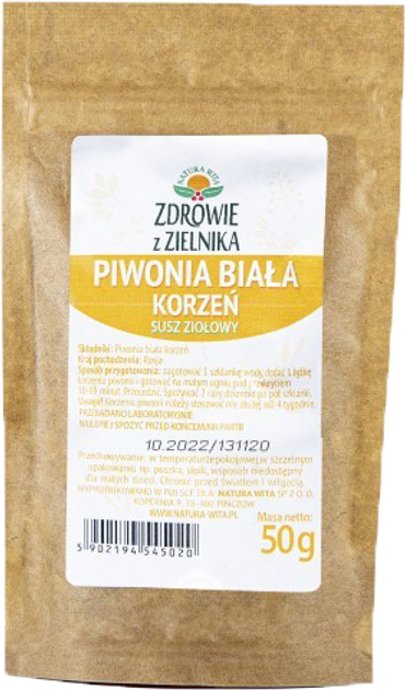 Piwonia NATURA WITA Korzeń 50g (NW5020) - obraz 1