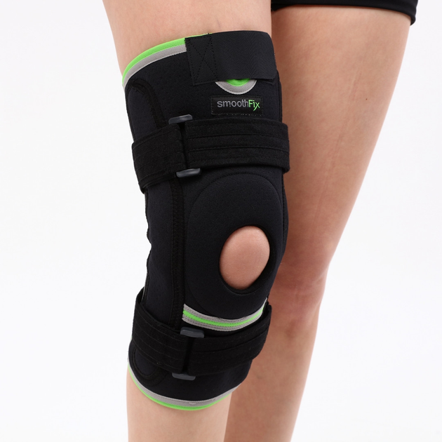 Корсет на колінний суглоб із підтримкою надколеної чашечки та перехресних зв'язок SmoothFix SMT2104 (M) S - зображення 1