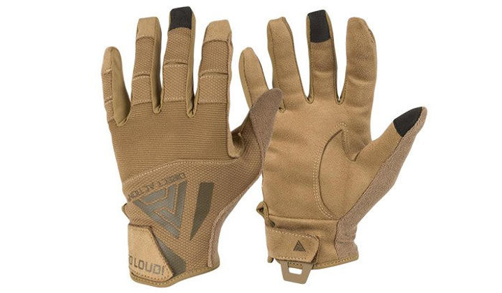 Рукавиці тактичні Helikon-tex Direct Action S Темний Койот Hard Gloves S Coyote Brown (GL-HARD-PES-CBR-B03-S) - изображение 1
