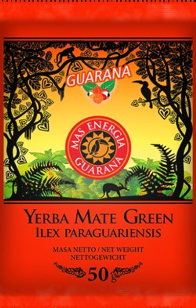 Oranżada Yerba Mate Green Mas Energia Guarana 50 g (OR073) - obraz 1