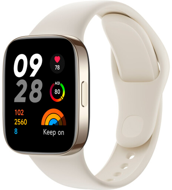 Smartwatch Redmi Watch 3 Ivory (BHR6854GL) - obraz 3